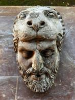 Sculpture, Hercule avec le masque de fontaine du lion de, Antiquités & Art