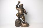 Daikokuten staand standbeeld - zeven geluksgoeden bronzen