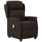 vidaXL Massagestoel met kussen Donkerbruin 67.5 x 93.5 x, Huis en Inrichting, Verzenden, Nieuw