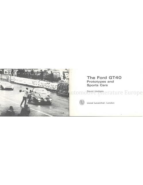 THE FORD GT40, PROTOTYPES AND SPORTS CARS, Boeken, Auto's | Boeken