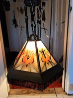 Hanglamp - Lamp - Amsterdamse School - Glas, Messing, Antiek en Kunst