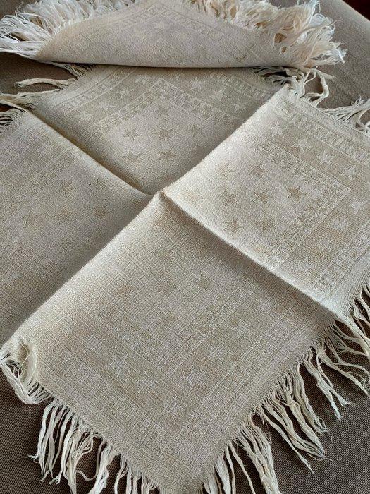 Servet (20) - 30 cm - 28 cm - Thee servetten., Antiek en Kunst, Antiek | Tapijten, Tafelkleden en Textiel