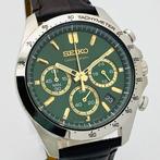 Seiko - Chronograph Green Dial - Zonder minimumprijs - 8T63, Handtassen en Accessoires, Horloges | Antiek