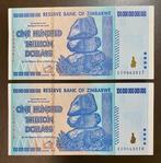 Zimbabwe. - 100 Trillion x 2 Dollars 2008 - Pick 91  (Sans