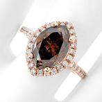 Zonder Minimumprijs - Ring Roségoud -  3.41ct. tw. Diamant