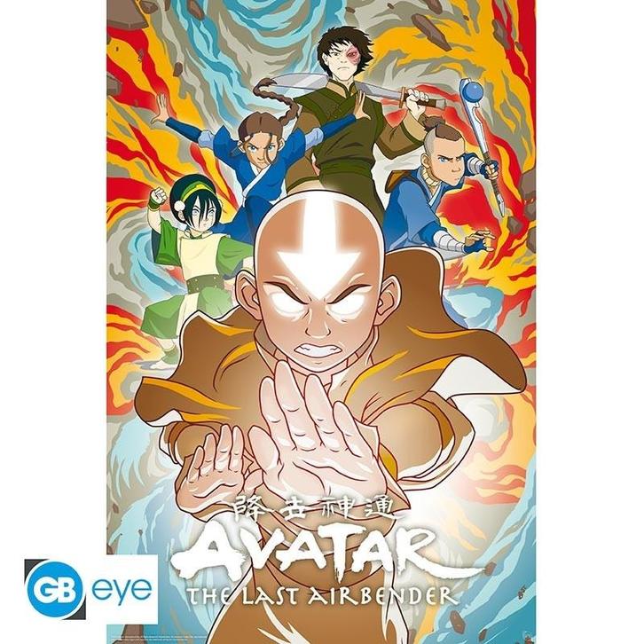 Avatar: The Last Airbender Mastery of the Elements Poster 91, Verzamelen, Film en Tv, Ophalen of Verzenden