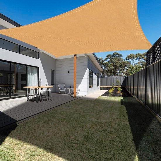 2dekans | Schaduwzeil Rechthoekig - UV-bescherming - 1 stuk, Caravans en Kamperen, Voortenten en Luifels, Ophalen of Verzenden