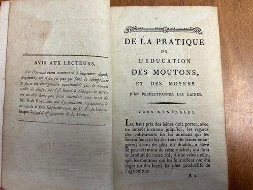 Pierre Flandrin - De La Pratique De Léducation Des Moutons,, Antiek en Kunst, Antiek | Boeken en Manuscripten