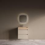 Badmeubelset Riga Travertin met Wastafel 60 cm Kasjmier, Doe-het-zelf en Bouw, Ophalen of Verzenden, Nieuw, Bad