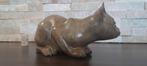 Pierre Chenet (XX-XXI) - sculptuur, Le Chat a lAffut - 10.5