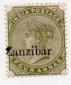 Zanzibar 1895 - Indiase postzegel met overdruk Zanzibar,, Gestempeld