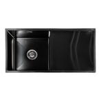 Lendo Online Évier Inox Anthracite 87x44 Égouttoir Intégré