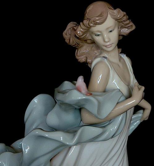 Lladró - Regino Torrijos - Statue, Serenata estiva - 32 cm, Antiek en Kunst, Antiek | Glaswerk en Kristal