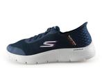 Skechers Instappers in maat 44 Blauw | 5% korting, Kleding | Heren, Schoenen, Overige typen, Zo goed als nieuw, Skechers, Verzenden