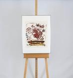 Kees Salentijn (1947) - Bruin hoofd, blauwe rand, Antiek en Kunst