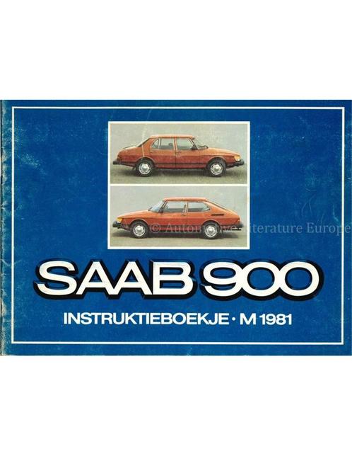 1981 SAAB 900 INSTRUCTIEBOEKJE NEDERLANDS, Autos : Divers, Modes d'emploi & Notices d'utilisation