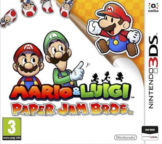 Mario & Luigi Paper Jam Bros. (Buitenlands Doosje), Games en Spelcomputers, Games | Nintendo 2DS en 3DS, Zo goed als nieuw, Ophalen of Verzenden