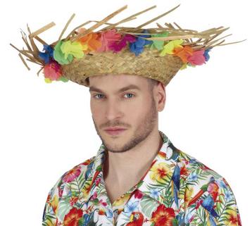Hawaii Strohoed Met Bloemen, Verzenden