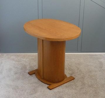 Table - Table basse vintage - Bois - Ovale