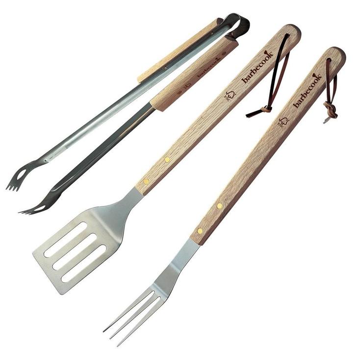 NIEUW - Barbecue set 3-delig, Tuin en Terras, Houtskoolbarbecues, Nieuw, Verzenden