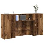 vidaXL Receptiebalie 200x50x103,5 cm bewerkt hout oud, Huis en Inrichting, Verzenden, Nieuw