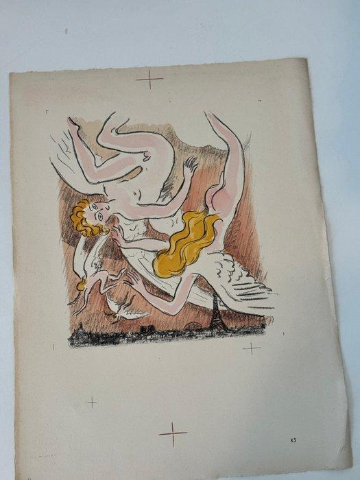 Kees Van Dongen (1877-1968) - Scène inspirée de Léda et le, Antiek en Kunst, Antiek | Overige Antiek