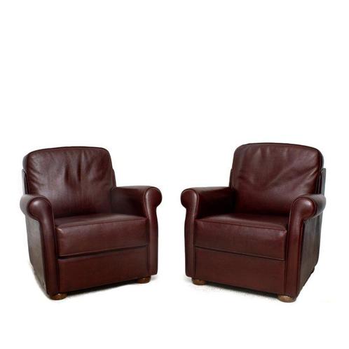 Mascheroni - Cocooning - Fauteuil (2) - rundvlees, Antiek en Kunst, Antiek | Meubels | Stoelen en Sofa's