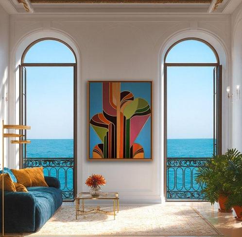 B. Morales - Coral - XL NO Reserve, Antiek en Kunst, Kunst | Schilderijen | Modern