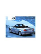 2001 BMW 3 SERIE CABRIOLET INSTRUCTIEBOEKJE NEDERLANDS, Autos : Divers, Modes d'emploi & Notices d'utilisation, Ophalen of Verzenden