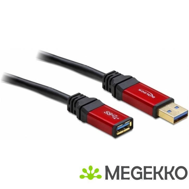 Delock 82753 Verlengkabel USB 3.0 Type-A male > USB 3.0, Computers en Software, Overige Computers en Software, Nieuw, Verzenden