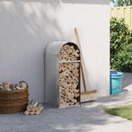 vidaXL Haardhoutopslag 40x45x100 cm gegalvaniseerd staal, Tuin en Terras, Verzenden