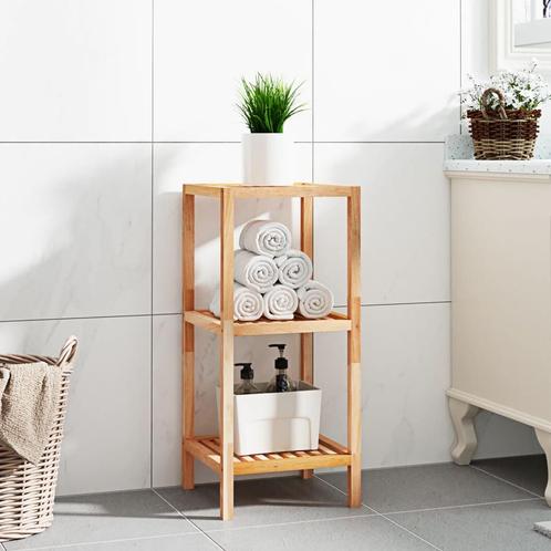 vidaXL Badkamerrekje 36x36x79 cm massief walnotenhout, Huis en Inrichting, Kasten | Boekenkasten, Nieuw, Verzenden