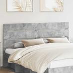 vidaXL Hoofdbord met hoofdeinde Beton Grijs 200 cm Bewerkt, Verzenden, Nieuw