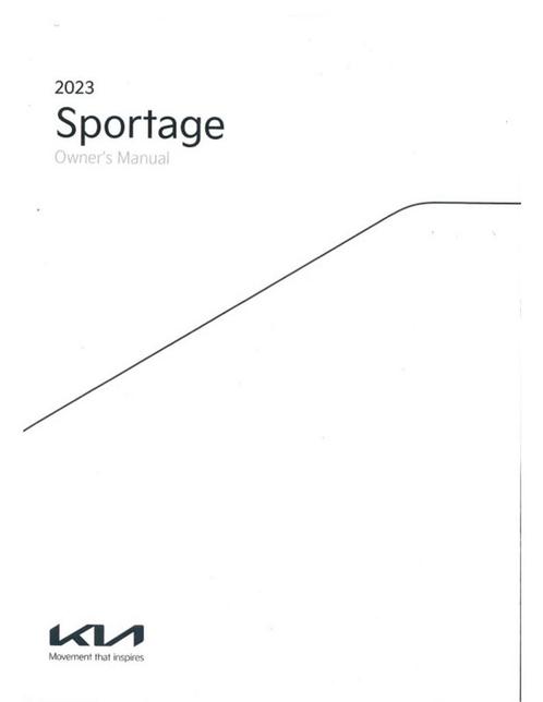 2023 KIA SPORTAGE INSTRUCTIEBOEKJE ENGELS, Auto diversen, Handleidingen en Instructieboekjes