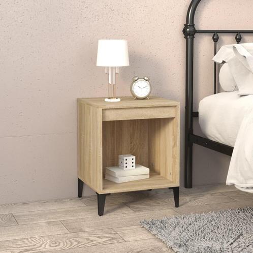 vidaXL Nachtkastje 40x35x50 cm sonoma eikenkleurig, Huis en Inrichting, Slaapkamer | Nachtkastjes, Nieuw, Verzenden