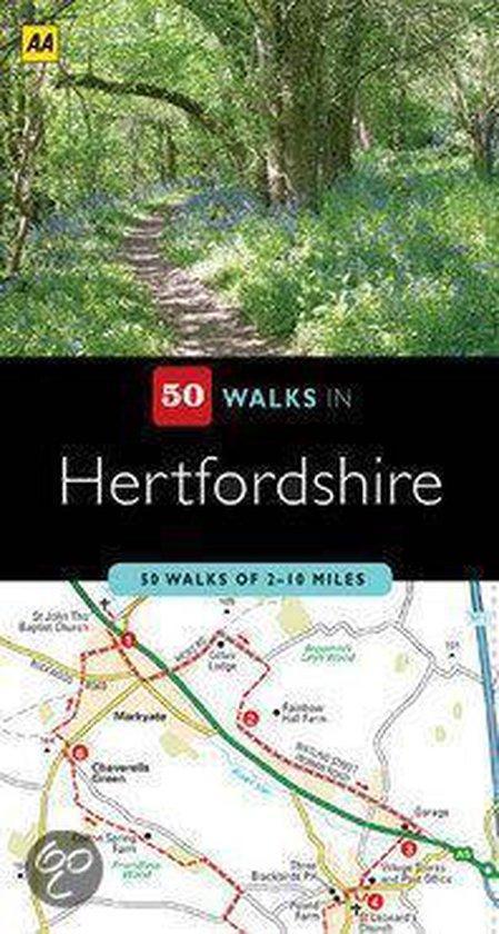 Hertfordshire 50 Walks 9780749560546 Aa Publ, Livres, Langue | Anglais, Envoi
