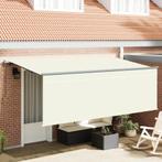 vidaXL Zonneluifel met screen Crème 350 x 200 x 120 cm Stof,, Tuin en Terras, Verzenden, Nieuw