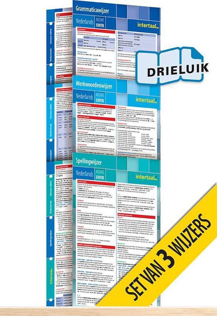 Wijzers Nederlands - nieuwe editie (set van 3) uitklapkaarte, Boeken, Schoolboeken, Zo goed als nieuw, Verzenden