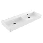 Wastafel Sanilux Edge Keramiek 120 Dubbele Wasbak 0, Doe-het-zelf en Bouw, Sanitair, Ophalen of Verzenden, Nieuw, Overige typen