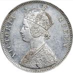 Inde britannique. Victoria. 1 Rupie 1862 - NGC MS60 (Bombay), Postzegels en Munten
