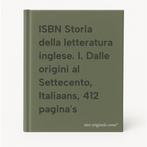 ISBN Storia della letteratura inglese. I. Dalle origini al, Boeken, Verzenden, Gelezen