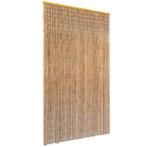 vidaXL Vliegengordijn 120x220 cm bamboe, Doe-het-zelf en Bouw, Verzenden, Nieuw