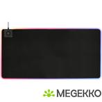 Deltaco DMP330 RGB Gaming Mousepad XL met Draadloze lader -, Verzenden