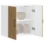 vidaXL Keukenbovenkast Lucca bewerkt hout artisanaal, Huis en Inrichting, Verzenden, Nieuw