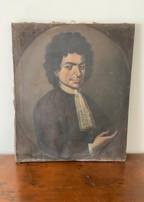 Italiaanse school (XVIII) - Ritratto di gentiluomo, Antiek en Kunst, Kunst | Schilderijen | Klassiek