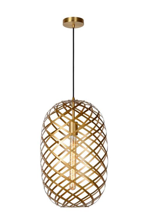 Hanglamp Lucide WOLFRAM -  - Ø 32 cm - 1xE27 - Mat, Huis en Inrichting, Lampen | Hanglampen, Nieuw, Verzenden