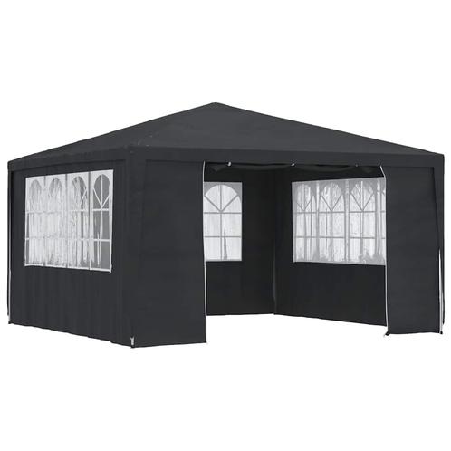 vidaXL Partytent met zijwanden professioneel 90 g/m² 4x4 m, Tuin en Terras, Partytenten, Nieuw, Verzenden