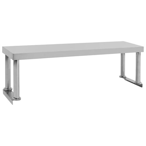 vidaXL Verhoging voor werktafel 120x30x35 cm roestvrij staal, Zakelijke goederen, Horeca | Overige, Verzenden