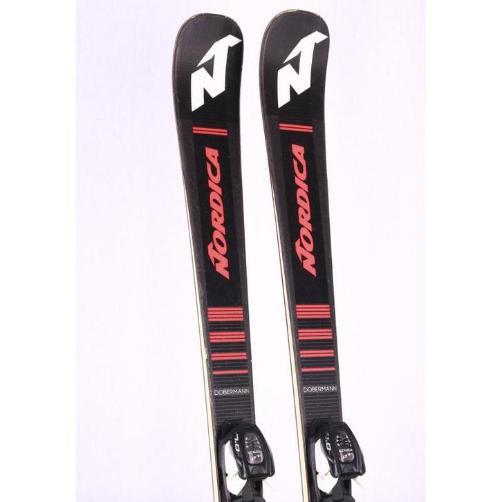 140 kinder skis NORDICA DOBERMANN COMBI PRO S, black/red, g, Sport en Fitness, Skiën en Langlaufen, Verzenden