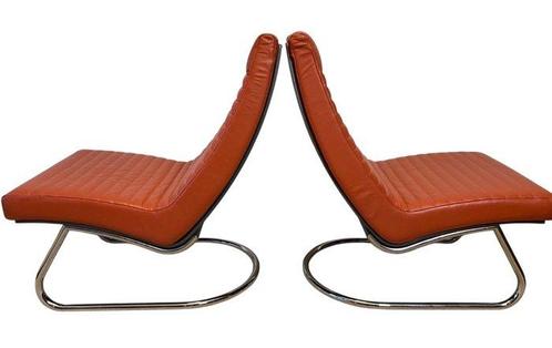 Leolux - Roy de Scheemaker - Fauteuil (2) - Wow - Chrome,, Antiek en Kunst, Antiek | Meubels | Stoelen en Sofa's